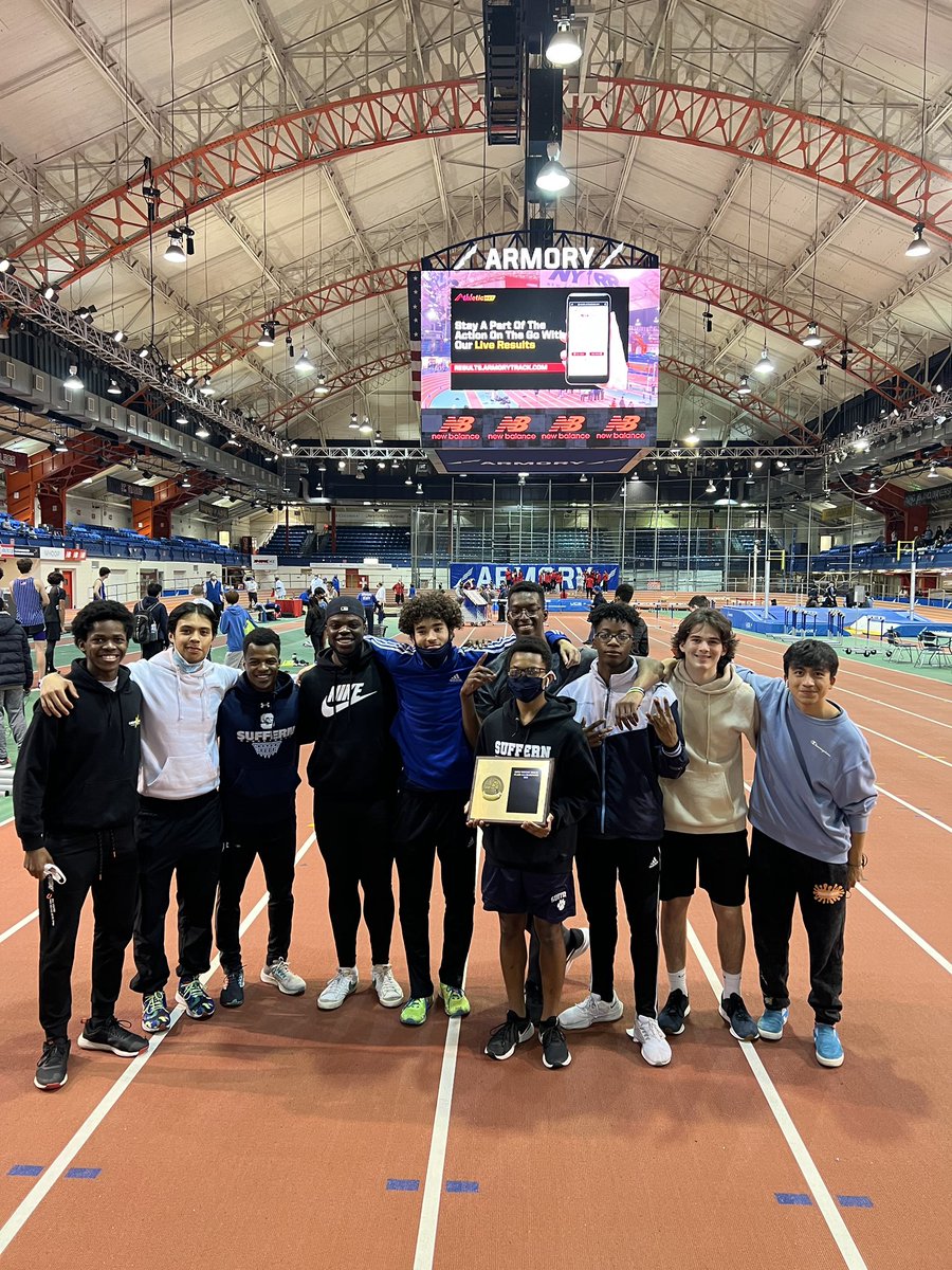 SamsonJoseph03's tweet photo. Another week another killer meet with the squad. Section champs 🥇. 300m, 55m and triple jump section AA champ. @SuffernXCTF @suffathletics https://t.co/rgAmRJsUK8