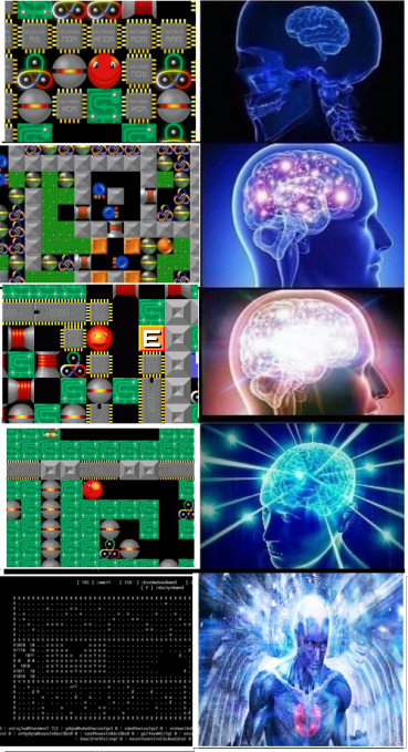 How do YOU enjoy Supaplex?
1. Supaplex Online
2. NewSupaplex
3. Megaplex
4. Supaplex Speedfix
5. Supaplex ASCII mode (I used it to test C code taken from RnD) ;)
#supaplex