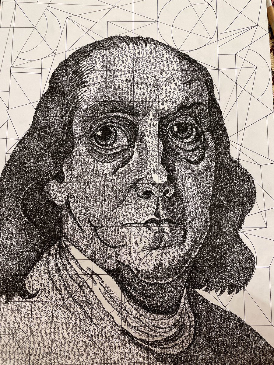 Abraham Lincoln through my eyes, the work is done with only one font from $.          #OpenSeaNFT #NFT #NFTArt #NFTArtist #DigitalArt #NFTs #NFTCollector