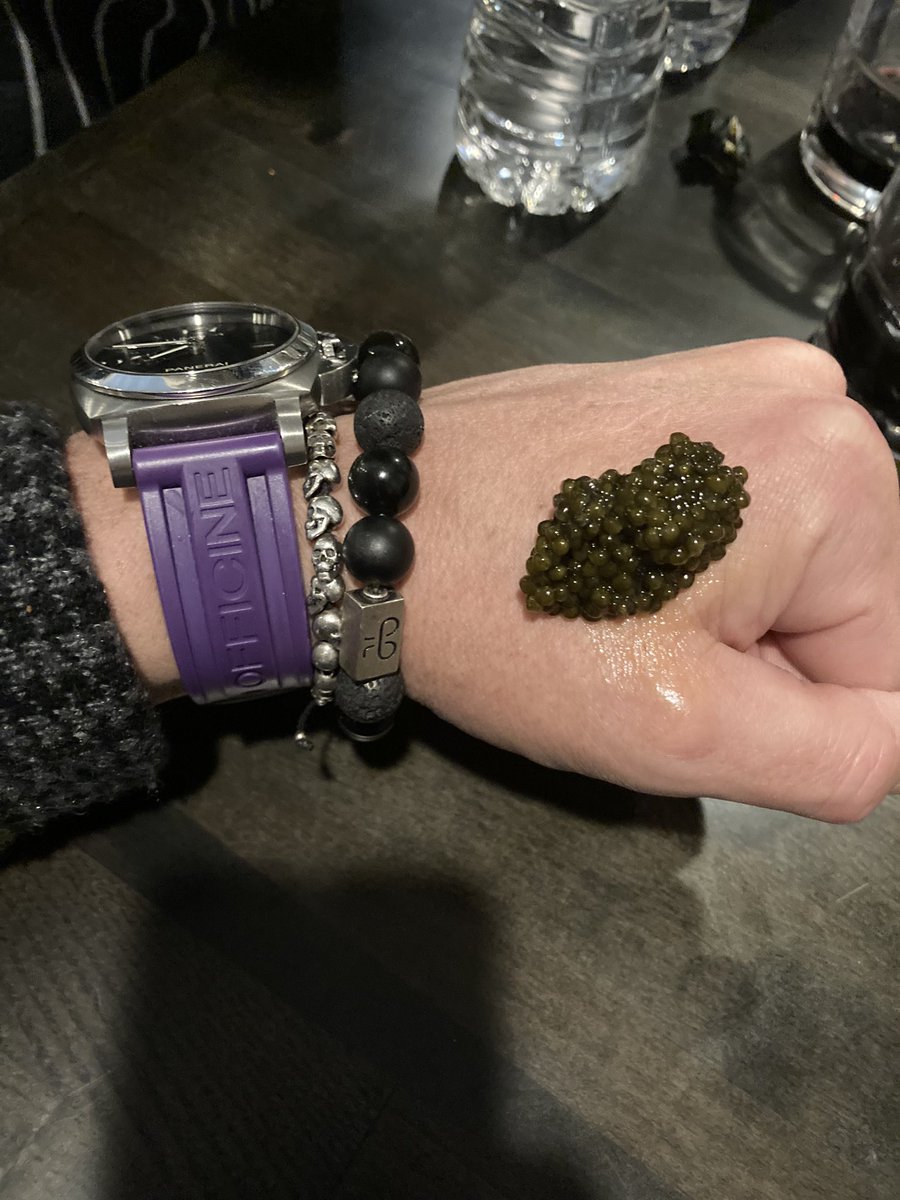 A-5 wagyu and caviar bump!