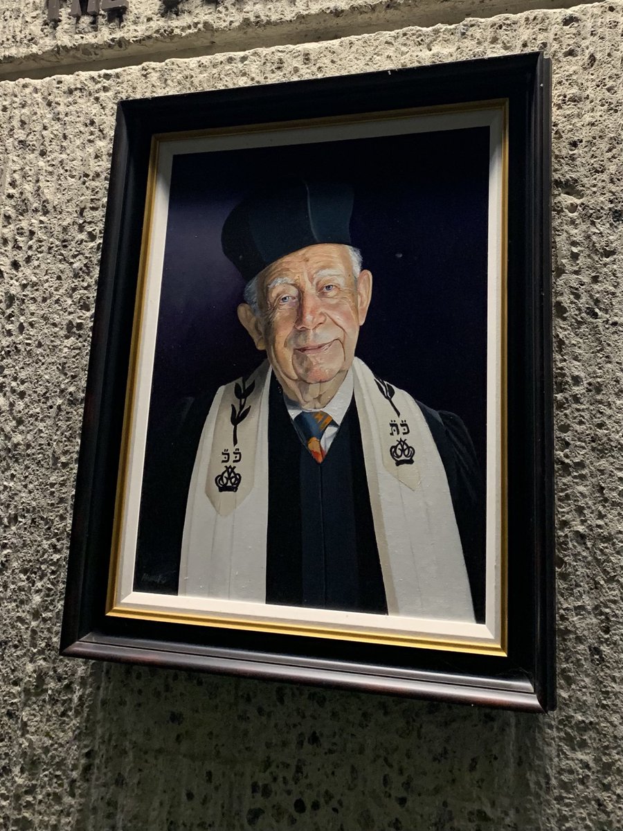 sngreeny's tweet photo. My new denomination of Judaism is neither orthodox nor conservative, it’s shuls with dramatic portraits of their founding rabbis/cantors in badass robes and hats https://t.co/JdZPSAdDJh