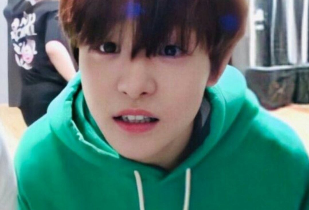 Jihoon and the green hoodie