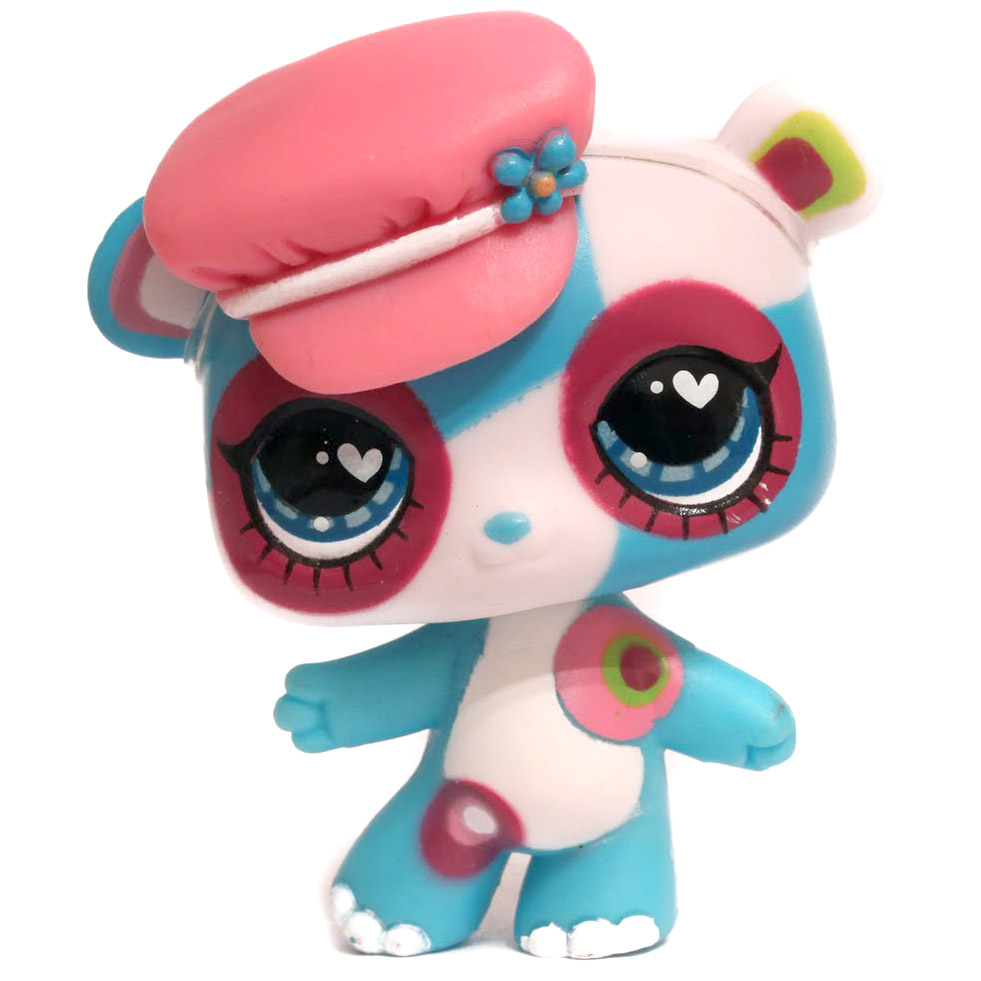 lpseveryhour's tweet image. ♡ LPS No Number - White and Blue Panda - Extreme Pet (2008)