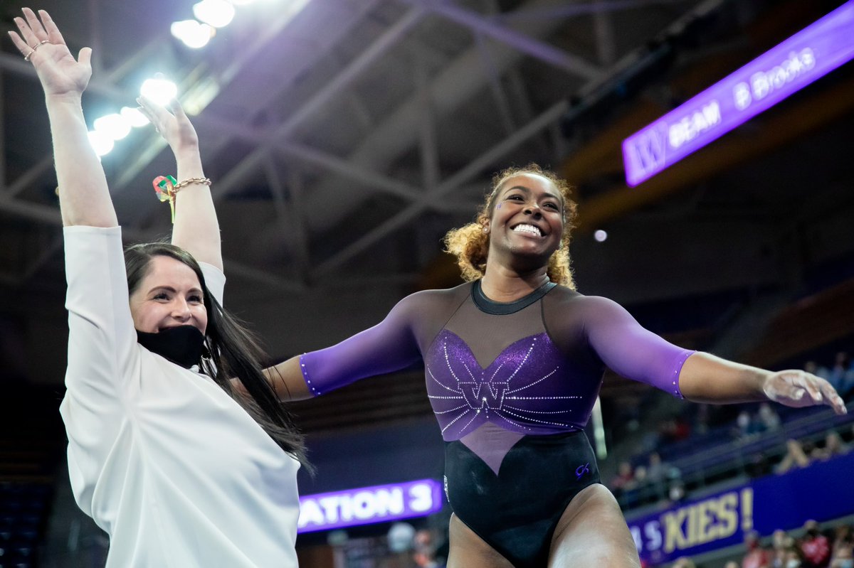 .<a href="/UWGymnastics/">Washington Gymnastics</a> wins their meet today against Arizona! 📸: <a href="/thedaily/">The Daily of the University of Washington</a> <a href="/UWDailySports/">The Daily Sports</a> <a href="/DailyUWMedia/">The Daily Media</a>