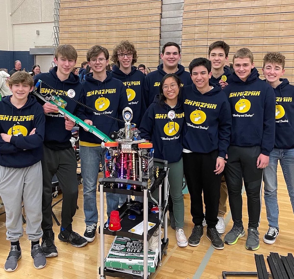 We are excited to announce that we are advancing to STATE!! Here are our accomplishments at the Super Qual:
- Innovate Award Winner
- Design Award 3rd Place
- Simi-Finalist alliance 2nd pick
Huge thanks to everyone who has helped us along the way!