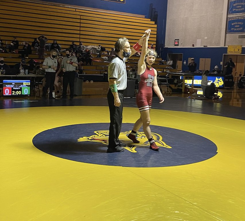 Emma Johnson is your 125 lbs Sub-Regional Champion with an OT Pin! Zoey Cook finishes 4th at 155 lbs and both move on to Regions next weekend!!