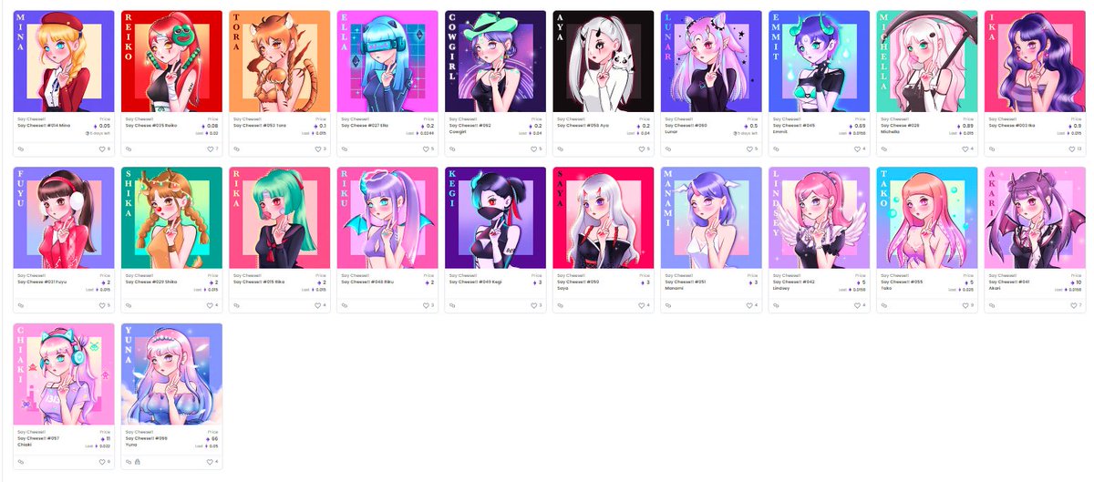 A second sale is now available for 0.05 $ETH on Polygon💖✨
opensea.io/collection/say…

🚨Season 2 releases 13th February 9 P.M. (GMT+7)🔥🔥
#NFT #nftcommunity