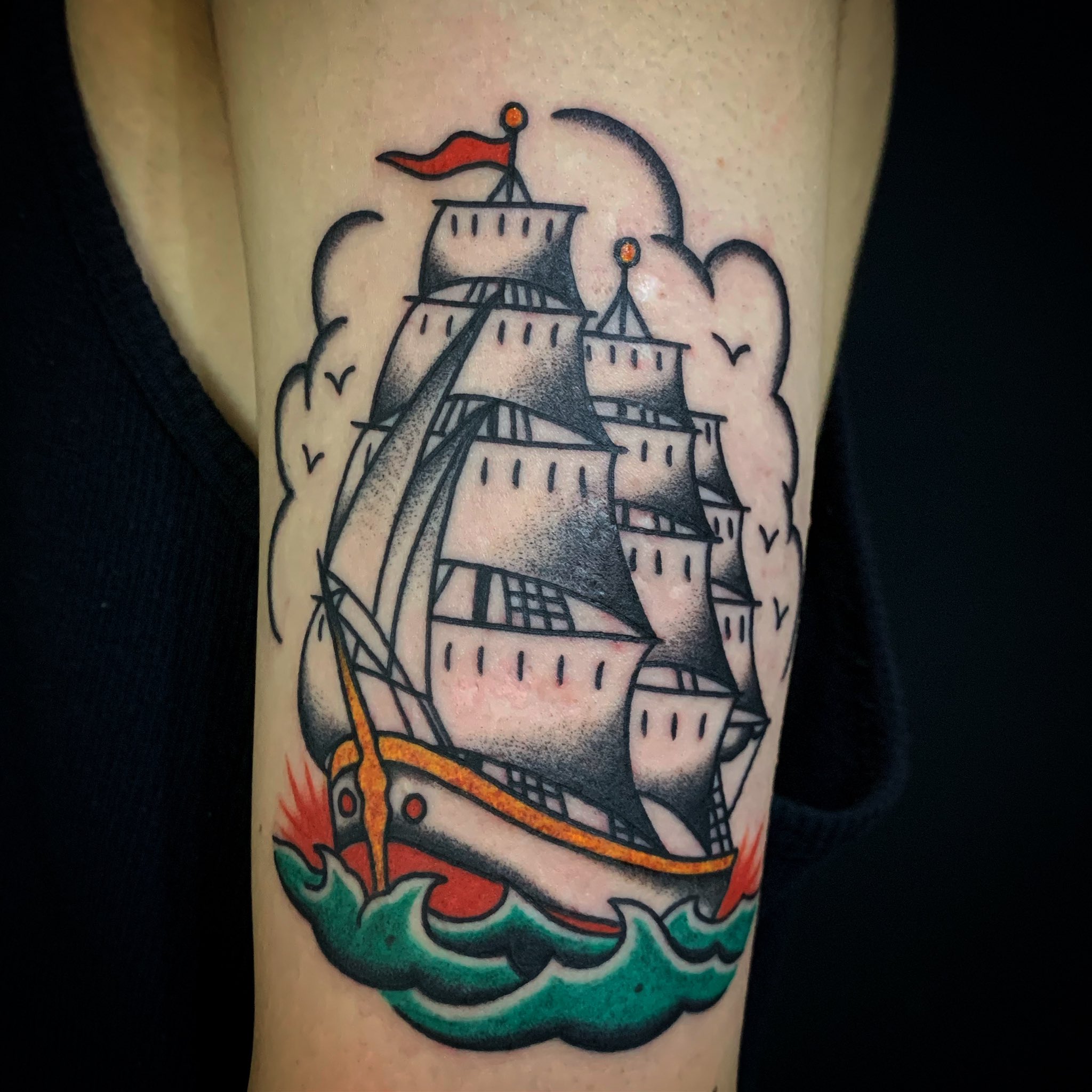 Tattoos By O Akabe Tokyo Ship 船 2月3月の予約受付中 Irezumi Tattoo Oldschooltattoo Linetattoo Traditionaltattoos Traditionaltattoo Japanesetattoo Tokyotattoo タトゥー タトゥースタジオ ラインタトゥー 和彫り 東京