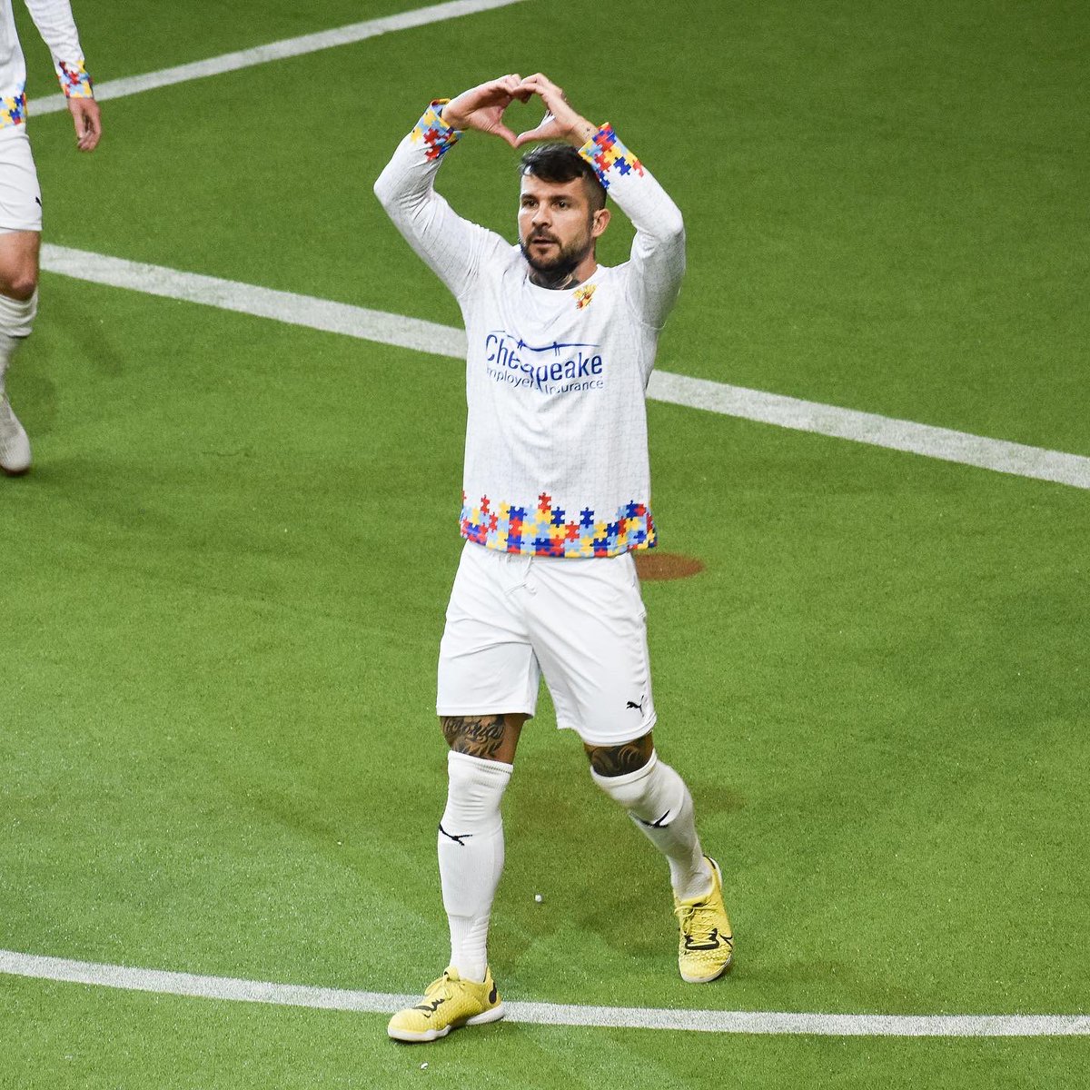 BaltimoreBlast's tweet photo. Very special night in Baltimore! π§©#baltimoreblast #blastfam #pathfindersforautism @pathfindersforautism https://t.co/D8Vy92OEEz