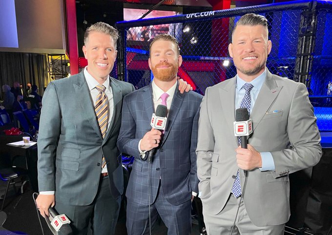 RT @BrendanFitzTV: Positively enjoyable night with the crew.  Hope you had as much fun as we did.  #UFCVegas46 