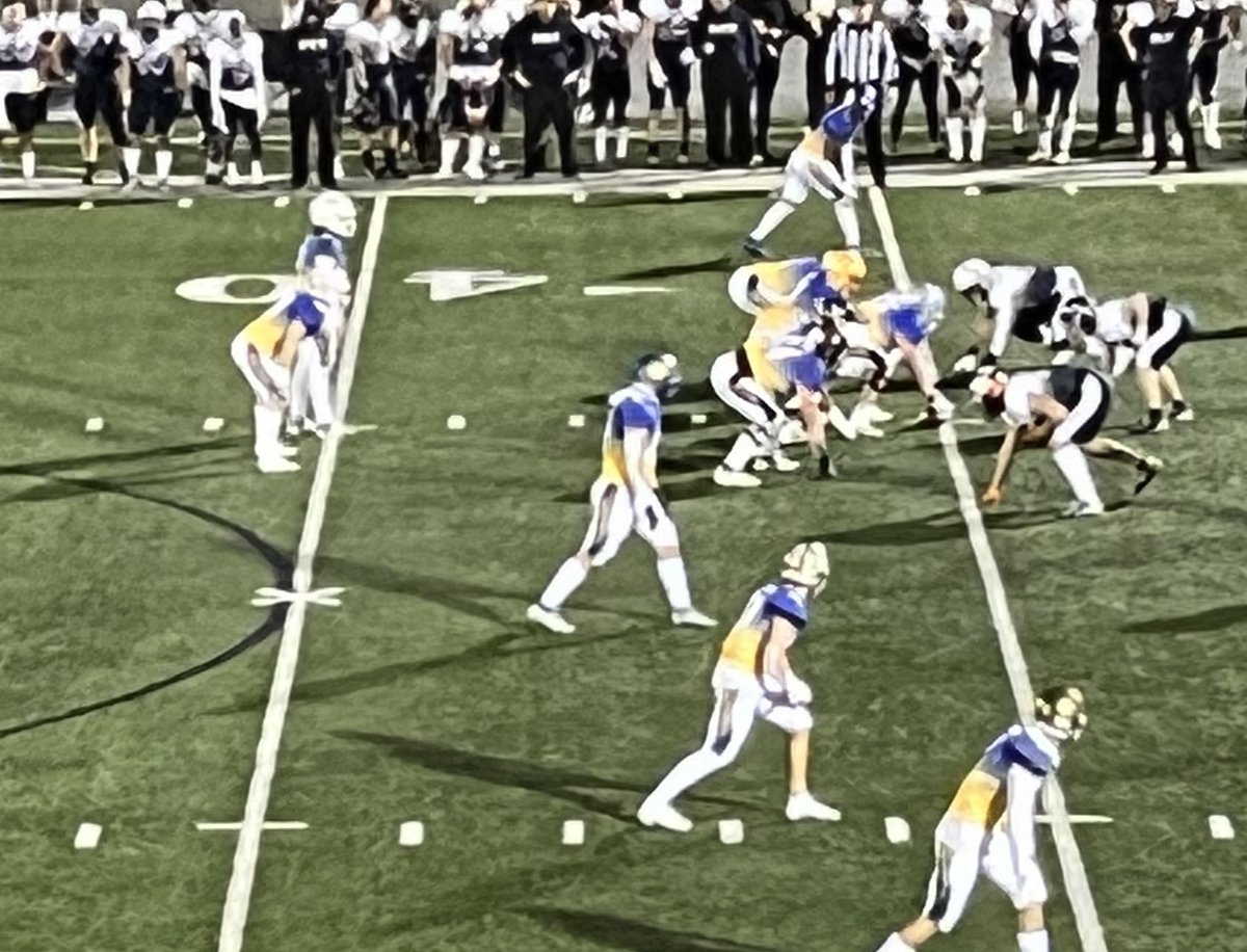 Lucas Pesak representing Tesoro at the North - South All Star game. #TitanUp #bandofbrothers #blackshirts #tesorofootball