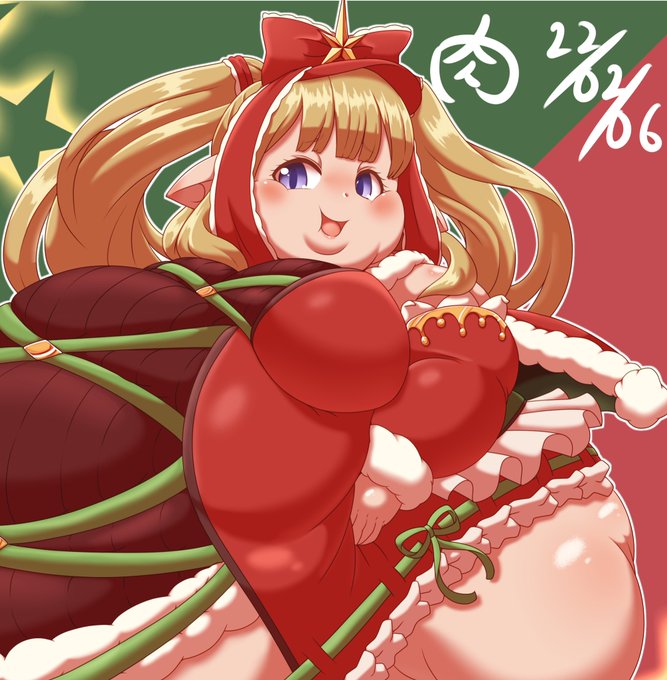 肉の塊  skeb作業中さんのコミッション「グラブルのカリオストロが、肥満ハーヴィンボディと肥満ふたなりドラフボディに体を作り変え、クリスマス衣装で腹を持ち上げている姿をお願いします。
ドラフ...」 https://t.co/BdAssmDX2P #Skeb #Commission @skeb_jpより
初描きだったカリおっさん… 