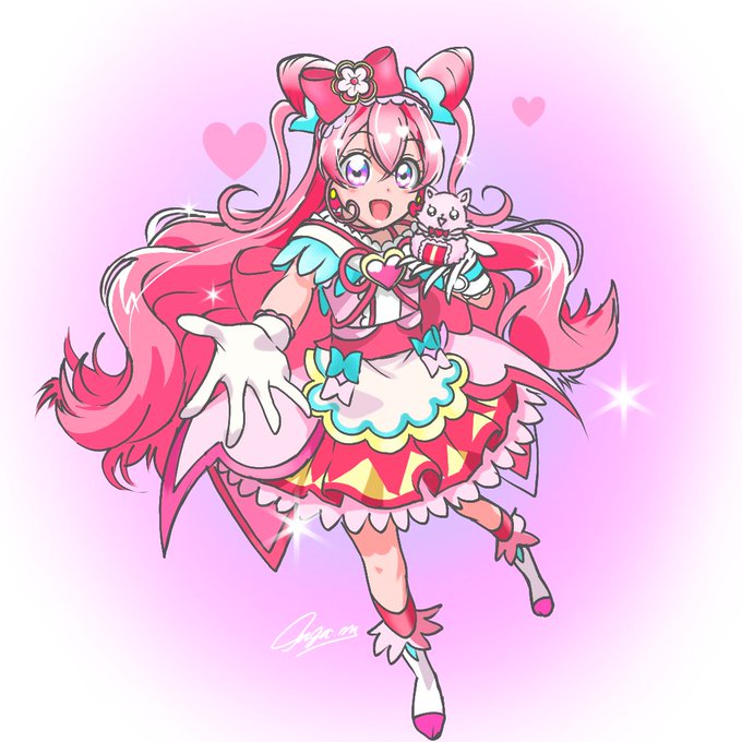 プリキュアの日のtwitterイラスト作品