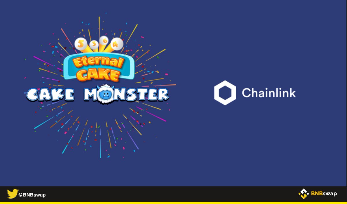BNBSwap's tweet photo. 📢 @thecakemnstr Integrates #Chainlink VRF on #BinanceSmartChain to help fairly determine winning numbers in its prize draws. 

More details 👇
https://t.co/jVRjrj7uhe

#BSC #BNB #Binance #BSCgem #MONSTA $MONSTA $CAKE #NFT #PlayToEarn #BNBswap https://t.co/jlDPBdnuf5