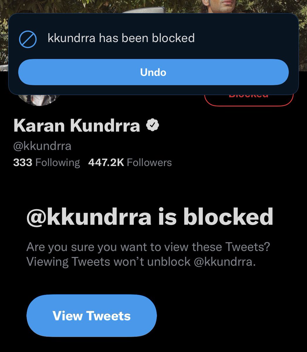 vennelajabili's tweet photo. Blocked Cringe toofani master for my mental sanity 😌 #TejasswiPrakash https://t.co/jPINDFuBUH