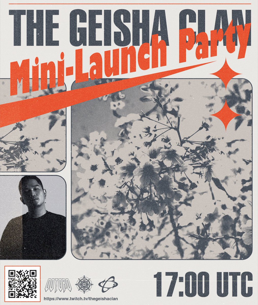 geishalabs's tweet photo. Join us with @ootorowho later on as we celebrate late our project launch! The Geisha Clan Mini-launch party 🎉 

We’ll be giving away @DazedDucks @Fearless_Bulls @GooneyToonsNFT @BabyApe_SC @Fearless_Bulls @MonkeRejects,Geisha &amp;Creatures

RT for a chance to win Creatures token 👀 https://t.co/WmHvyZT0ML