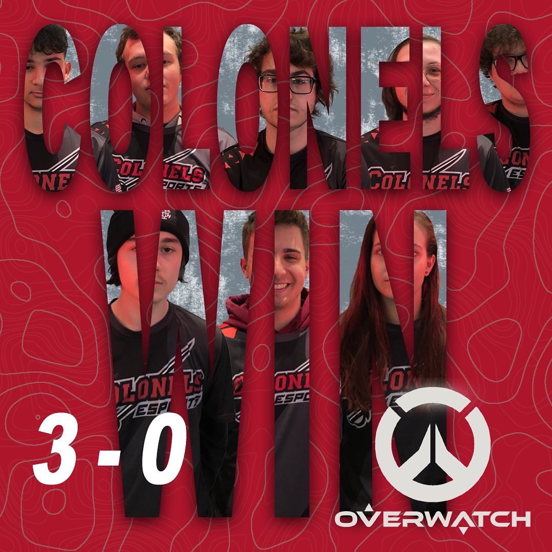 ColonelEsports's tweet photo. Colonel Esports wipes the board this week picking up W’s on every team. Let’s bring this keep this up by bringing the same energy next week. Come by the space to watch or tune in on twitch to show support. #ecac #colonelesports #colonelswin #nicholls #clol #overwatch #valorant https://t.co/rhlR4toAEy