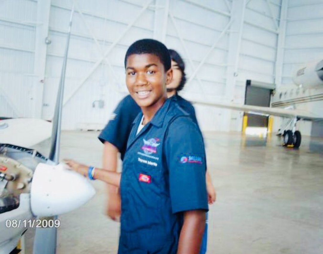 Fair360_'s tweet photo. Since the media never shows this picture or mentions that #TrayvonMartin was a kid that loved science, went to space camp, and had sights on being a pilot - we will. We remember him on what would have been his 27th birthday. #RIP #10yearslater #OurChildrenMatter https://t.co/CYiThmTWGR