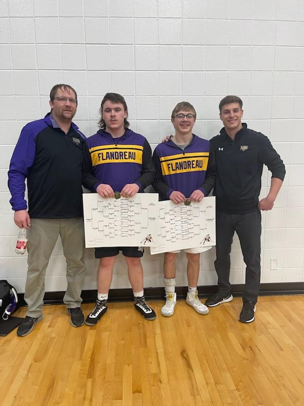 Great day for flier wrestling at conference tournament. 2 champions. And 2 third place. Team is making strides at the right time. 
Weise3rd
Julie3rd
Tathan 1st knocking off number 2 and 4 in the state
Reed 1st knocking off number 4 in the state.
Great job Fliers