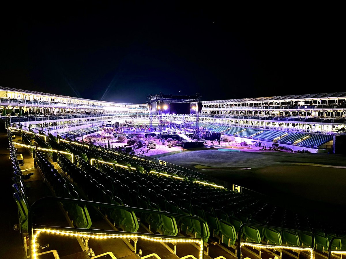 WMPhoenixOpen's tweet photo. That’s a wrap on the 2022 Concert in the Coliseum! Huge thanks to @ThomasRhett and @OldDominion for putting on an unbelievable show! https://t.co/PESo4XaWRu