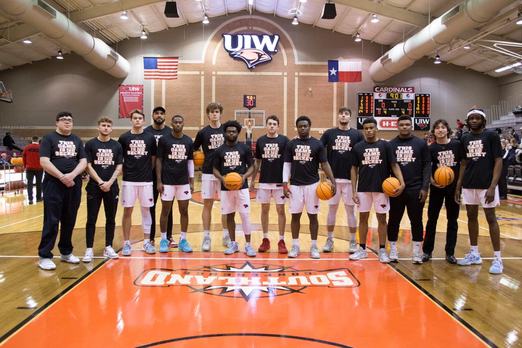uiw_dei's tweet image. @UIWMBB thank you for supporting &quot;This Game Is No Secret.&quot; Thank you  @UIWAthletics and our campus partners for your support!!!

#TheWord  #uiW