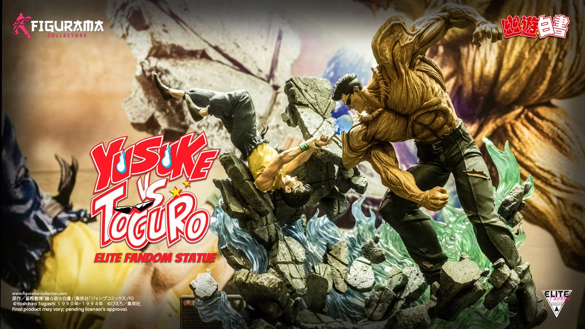 Yu Yu Hakusho: Yusuke vs Toguro Elite Fandom Statue - Figurama