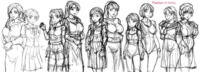 昔制作したCG集「母娘どんぶり★ハードコア」のキャラをまたリファイン結局全部描いちゃいました(雑ですが)
これから特にどうするか考えてないんですがそれぞれマンガ風イラストにしていけたらいいなと思ってます
CG集は今も発売中です! 