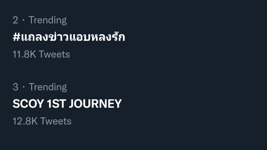 Wow!

SCOY 1ST JOURNEY 
#แถลงข่าวแอบหลงรัก