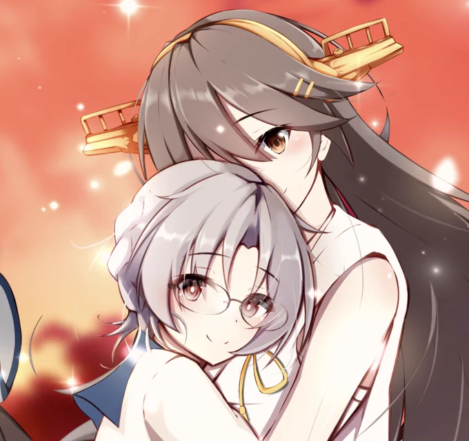 skebリクエストより榛名と平戸(抱き合うシーン)描かせて頂きました〜
ありがとうございました♪ 