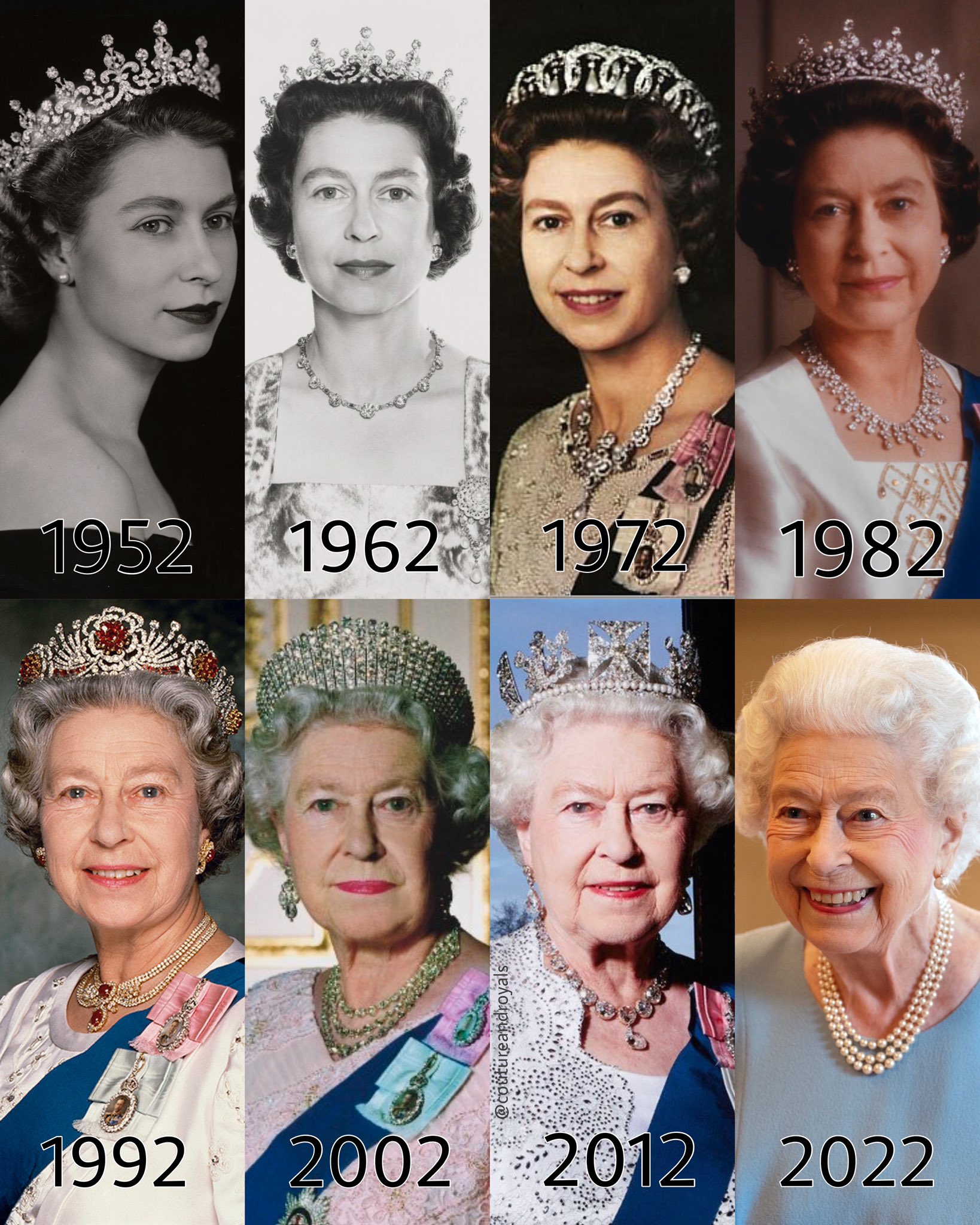 CoutureAndRoyals on X: 70 years. 7 decades. 25,568 days. One