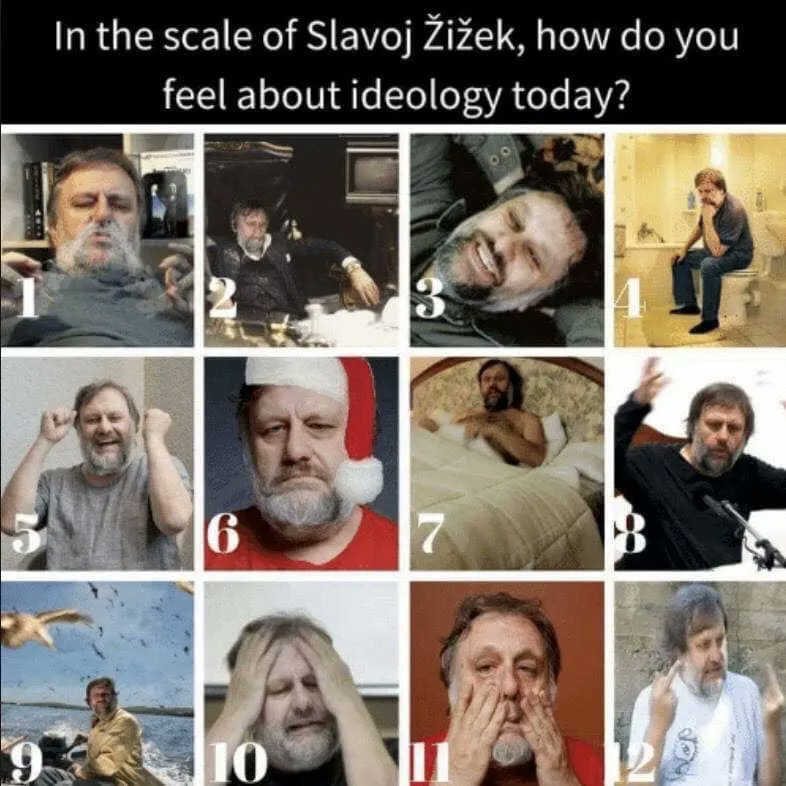PhilosophyMttrs's tweet photo. Which Slavoj Zizek are you ? https://t.co/swX54gxYj9