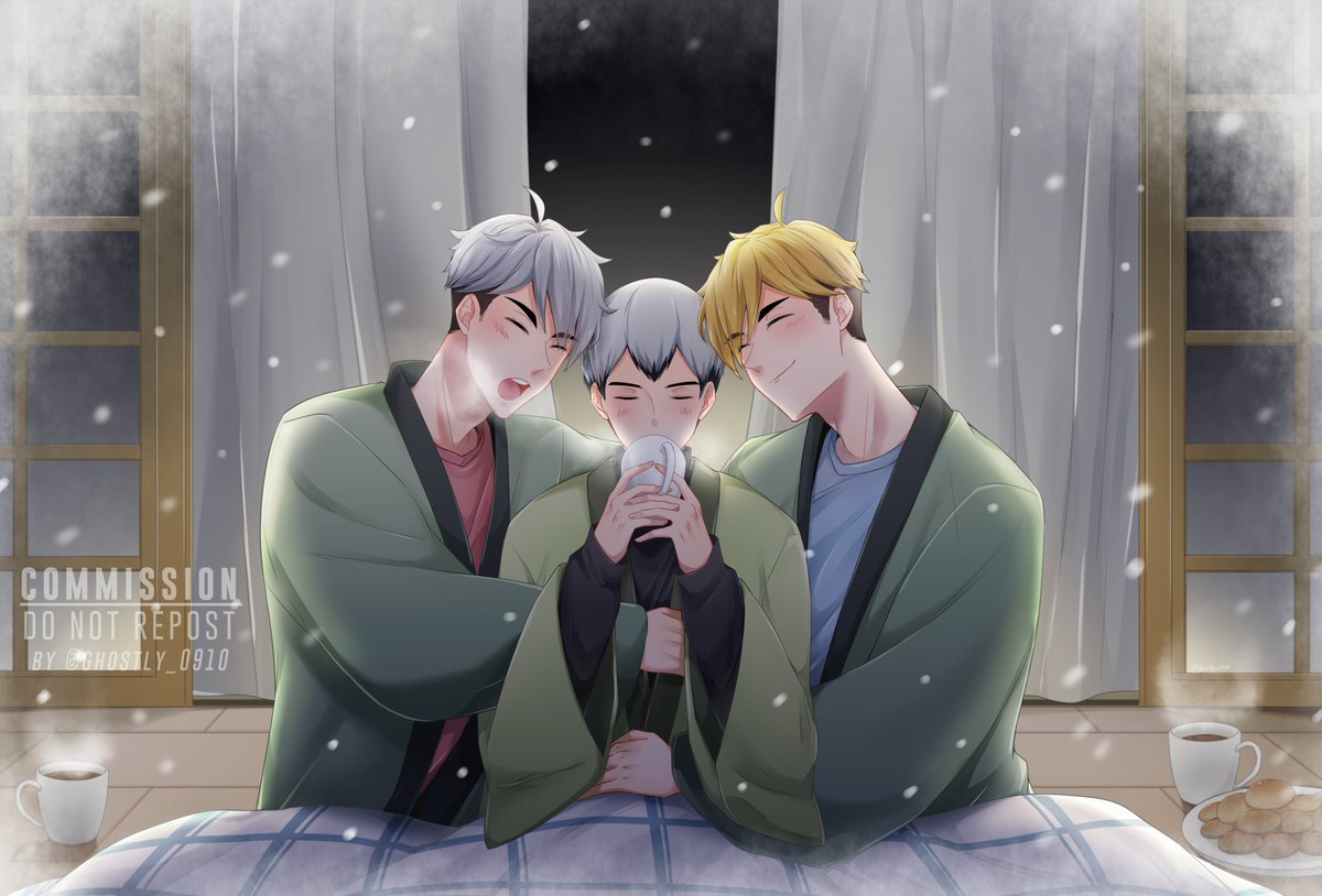 JumpServeScans's tweet photo. Happy anniversary! :D Thank you to the artists, the fandom and all that is Haikyuu! We thought that we'd celebrate with some MiyaKita art with great thanks from  @ghostly_0910 ! <3 Releases to follow! https://t.co/BqUksJzqix