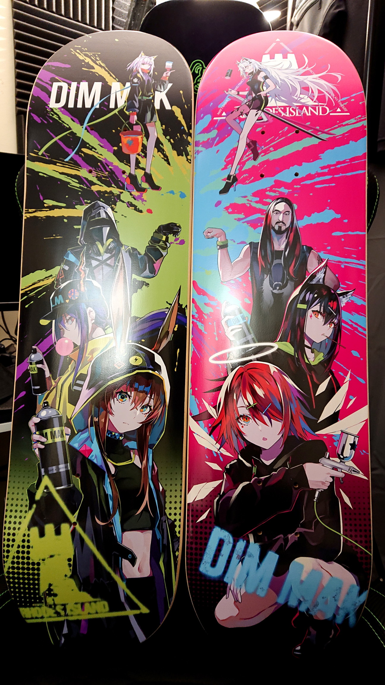 EN限定 ARKNIGHTS DIMMAK SKATEBOARD DECK アークナイツ