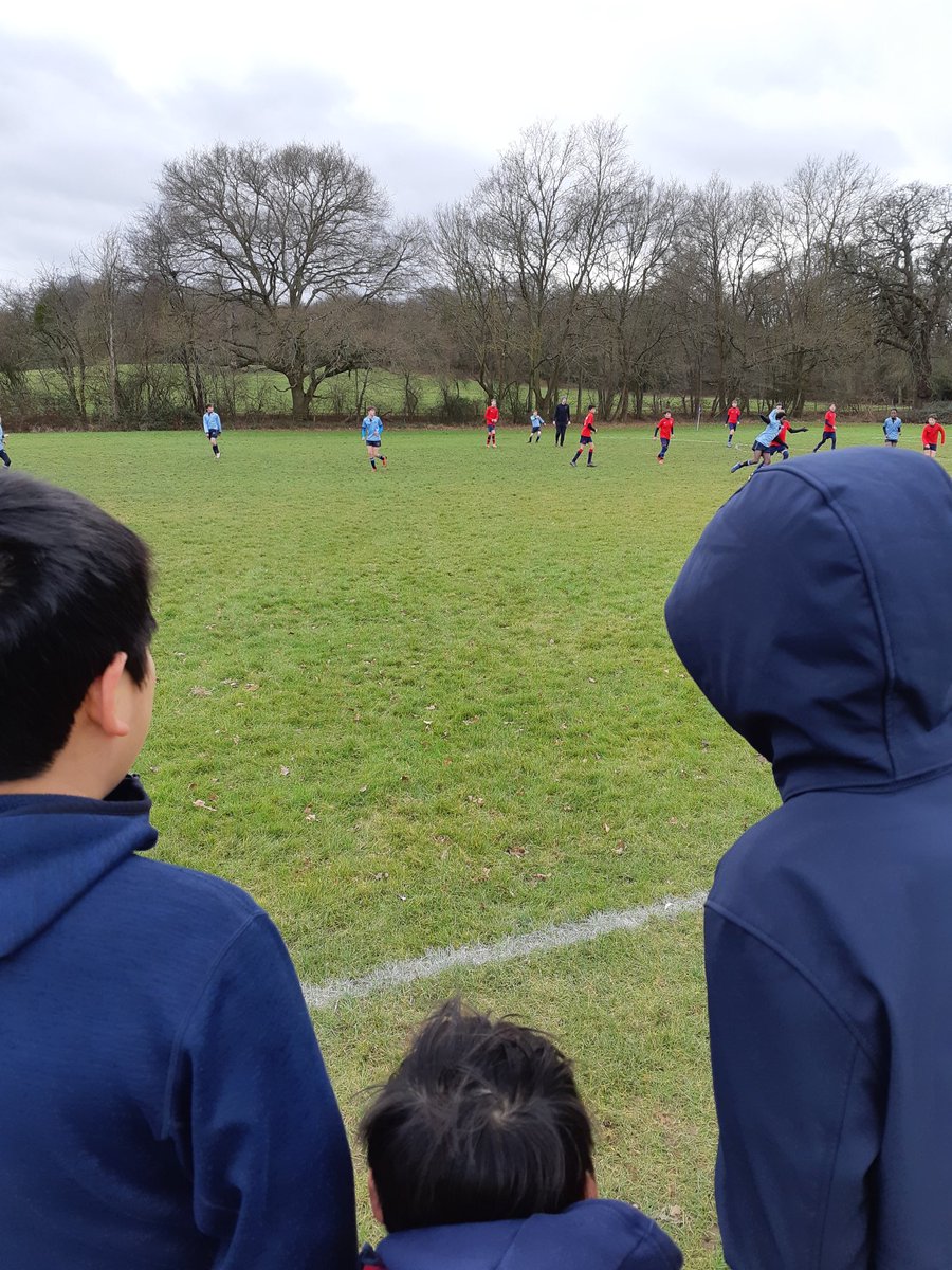 SJBboarding's tweet photo. Some of our boarders watching the 1st 11 football team during a dominant 4-1 win against The Oratory. Was hoping for 6 goals for our 6 year #Twitterversary #sjbboarding #iloveboarding @SJBWindsor @SJBheadmaster https://t.co/aX11NTAm2R