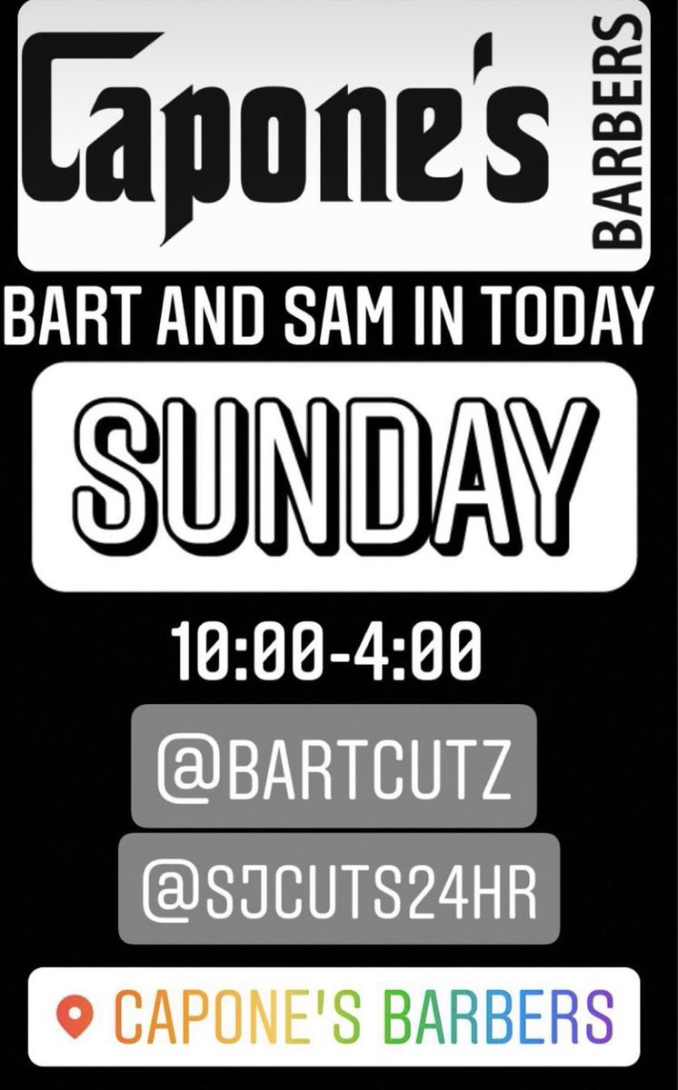 Capone’s Barbers tweet media