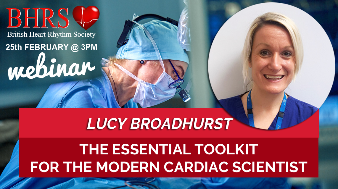 Lucy Broadhurst, Consultant Clinical Scientist <a href="/CardiacRFT/">Cardiac Physiology RFT</a> (Rotherham NHS Foundation Trust) will be presenting her experience of the Higher Specialist Scientist Training programme (HSST) &amp; the pathway to graduation at this free BHRS webinar. Register here: bhrs.com/toolkit-webina…