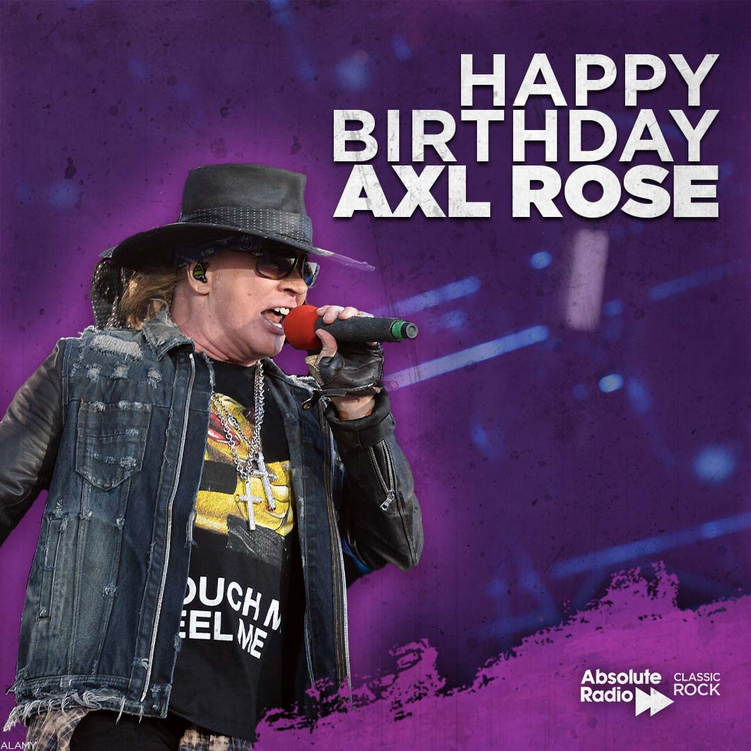 Happy birthday Axl Rose! 

In his honour, tell us your favourite song... 