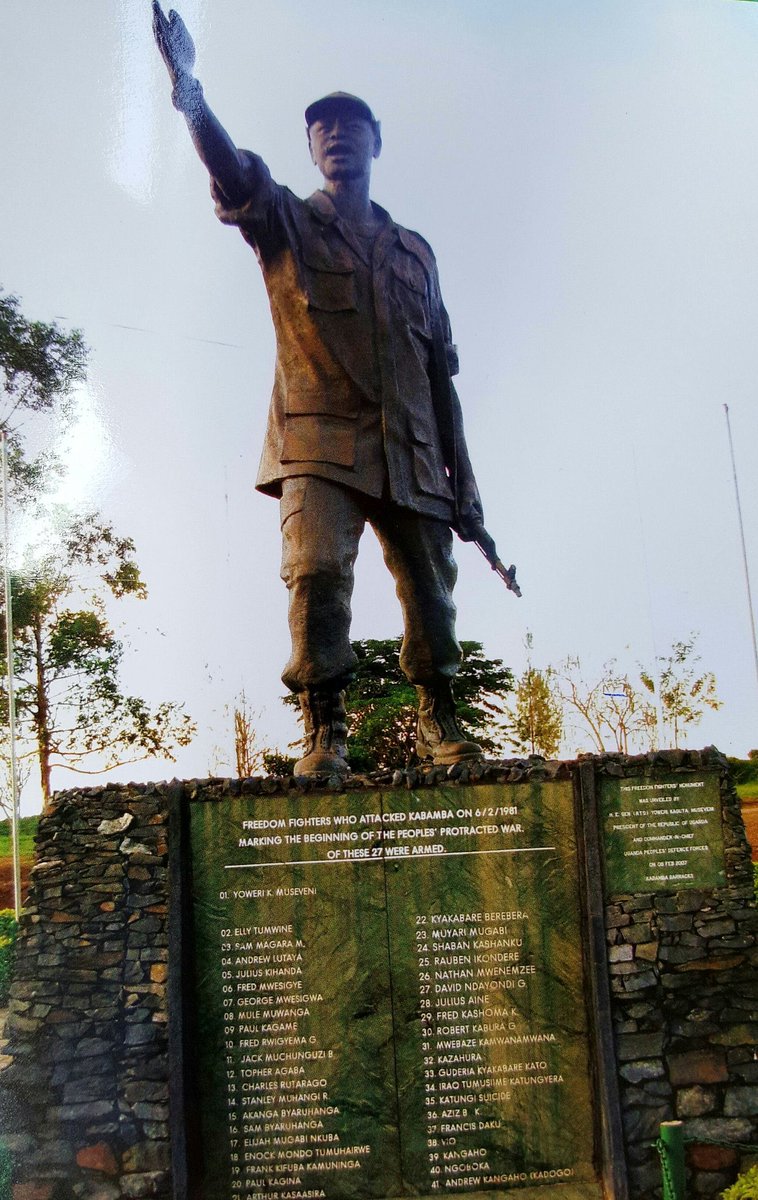 Congratulations Commander-in-Chief, H.E. <a href="/KagutaMuseveni/">Yoweri K Museveni</a>, combatants &amp; the UPDF on the 41st Tarehe Sita.

As the people's struggle for peace &amp; security is retraced towards a modern Uganda, may the long-cherished values of a people-friendly force always be upheld.

#TareheSitaAt41