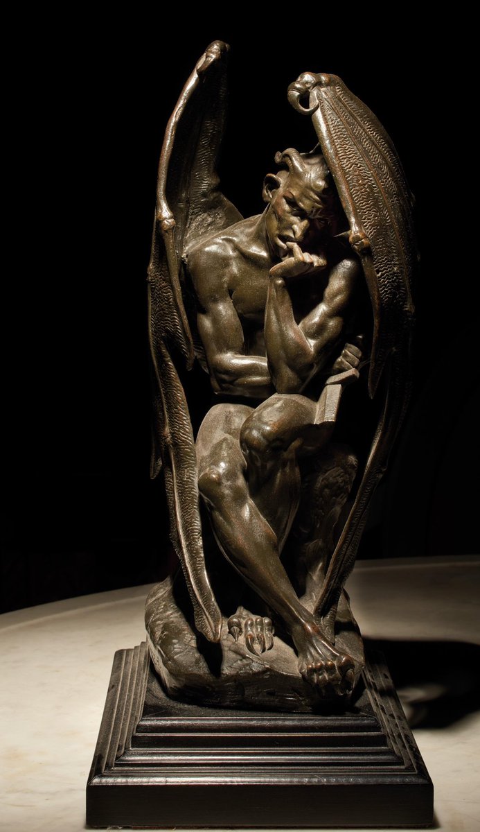 Occult_Art333's tweet image. Jean-Jacques Feuchère (1807-1852), #Satan - 1835 #sculpture