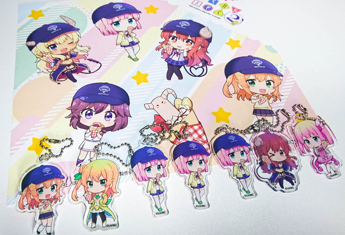 クレープ食べてきました!🥐😈
アクキーは桃が3人被ったよw 良ちゃんとごせんぞも欲しかった… 