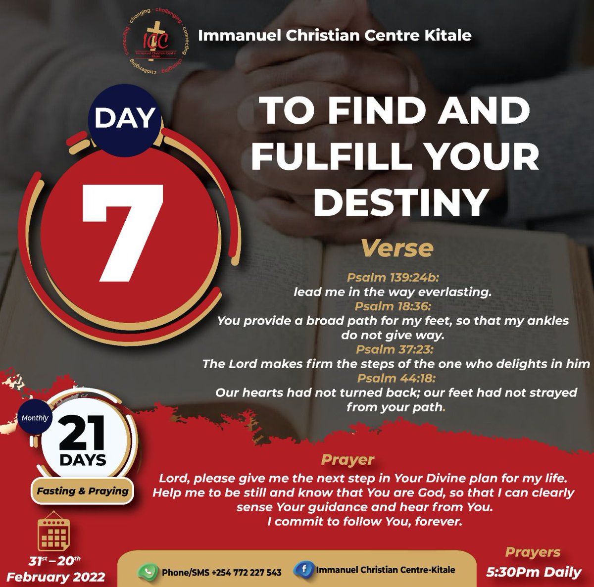 icc_kitale's tweet photo. #Day7PrayerFasting
#GraceForExploits
#SeasonOfPrayer
#YearOfExpansion https://t.co/qKUiawfgRC