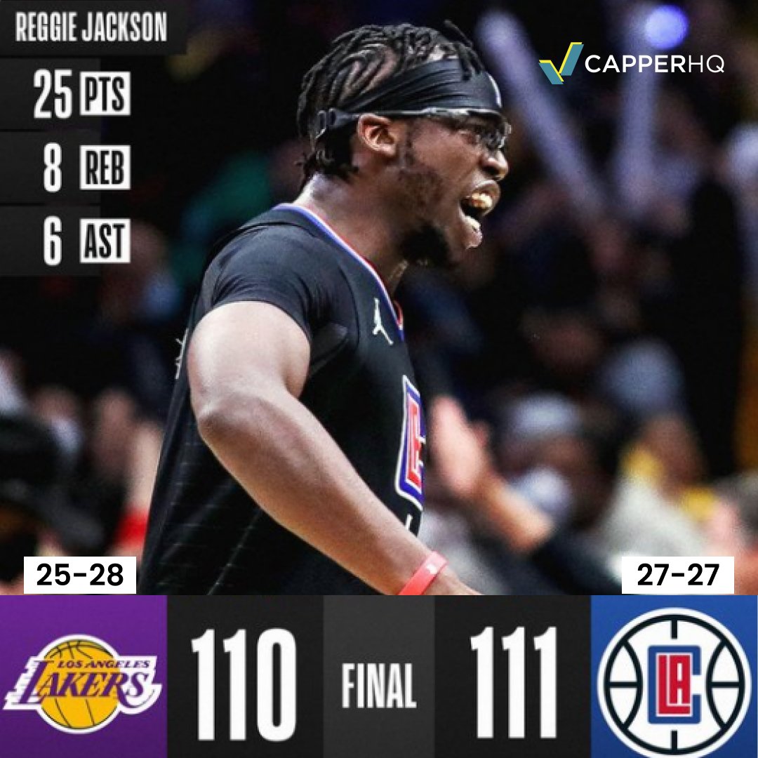 capperhq's tweet image. The Clippers beat the Lakers with a game-winning bucket by Reggie Jackson!
.
.
.
.
#NFL #packers #titansfootball #tennesseetitans #GoPackGo #GreenBayPackers #ThePackIsBack #sportsbetting #sportsbettingus #sportsbettingsites  #sportsbettingexpert #bettingpicks #bettingsports