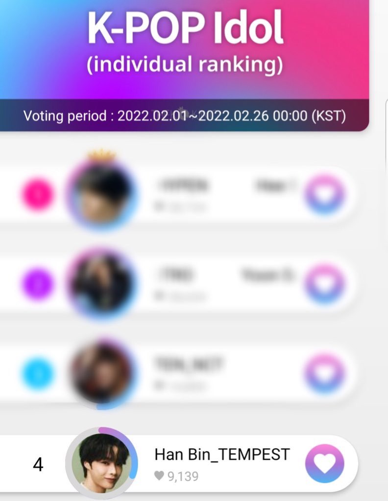 hanbin1stvnfp's tweet photo. [THEKKING] VOTE FOR HANBIN! 

Rank 1 will get a New York Time Square Advertising, media articles

We can do it! 🌻🔥

#HANBIN #HANBIN_TEMPEST #TEMPEST https://t.co/oT45xtoK7j