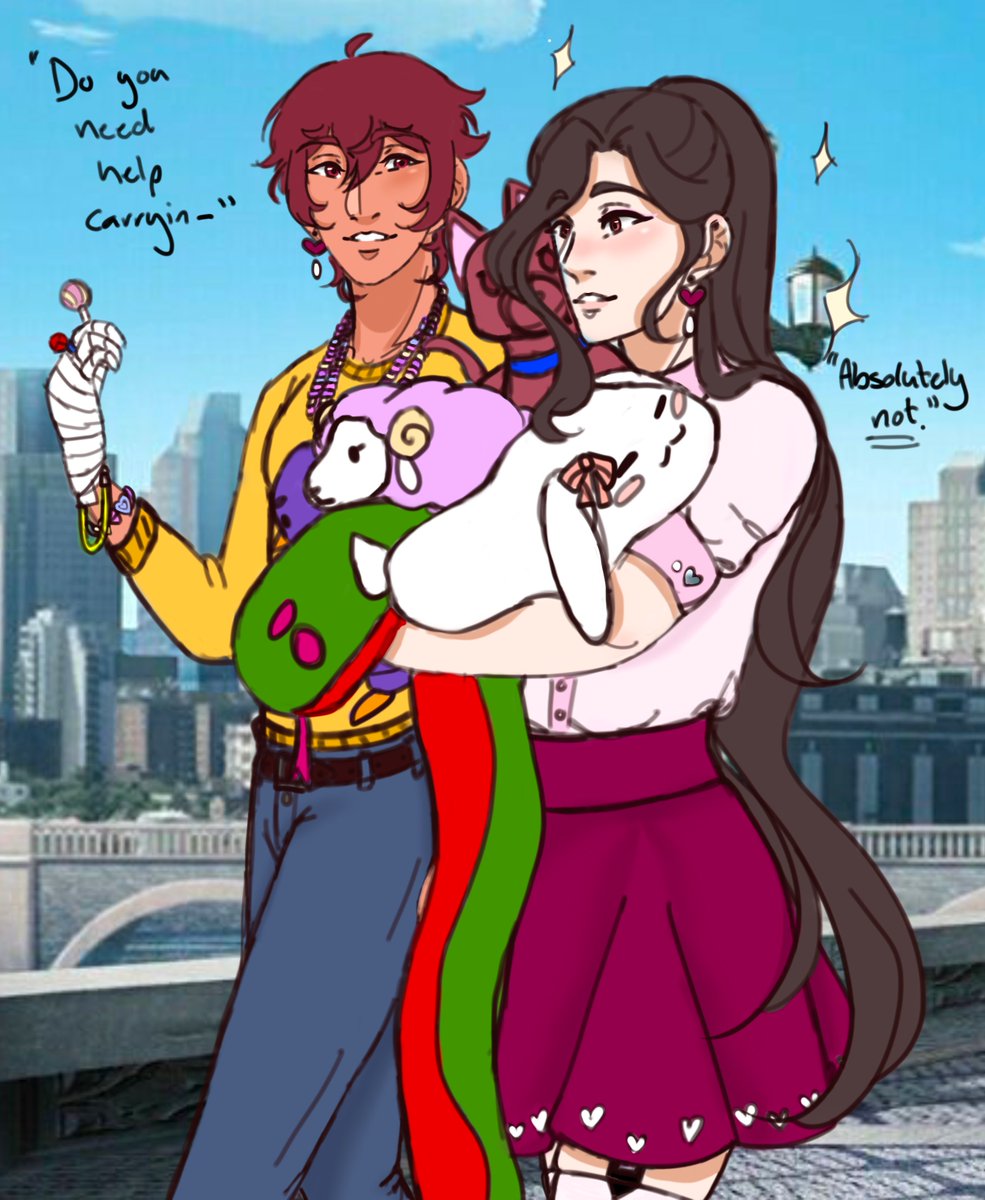 ___larah___'s tweet photo. they went on an arcade date :')
Jan (left) belongs to @m0onie9
#obeymemc #minjan https://t.co/2qgqe5qFBx