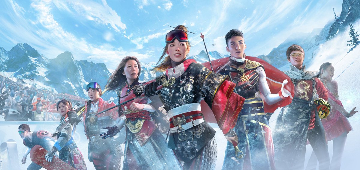 CHINA_2049's tweet photo. 谷爱凌真乃当代花木兰，英姿飒爽，巾帼奇才。期待明天Eileen出场！
图为乌合麒麟所作 https://t.co/fhsVHx9sVQ
