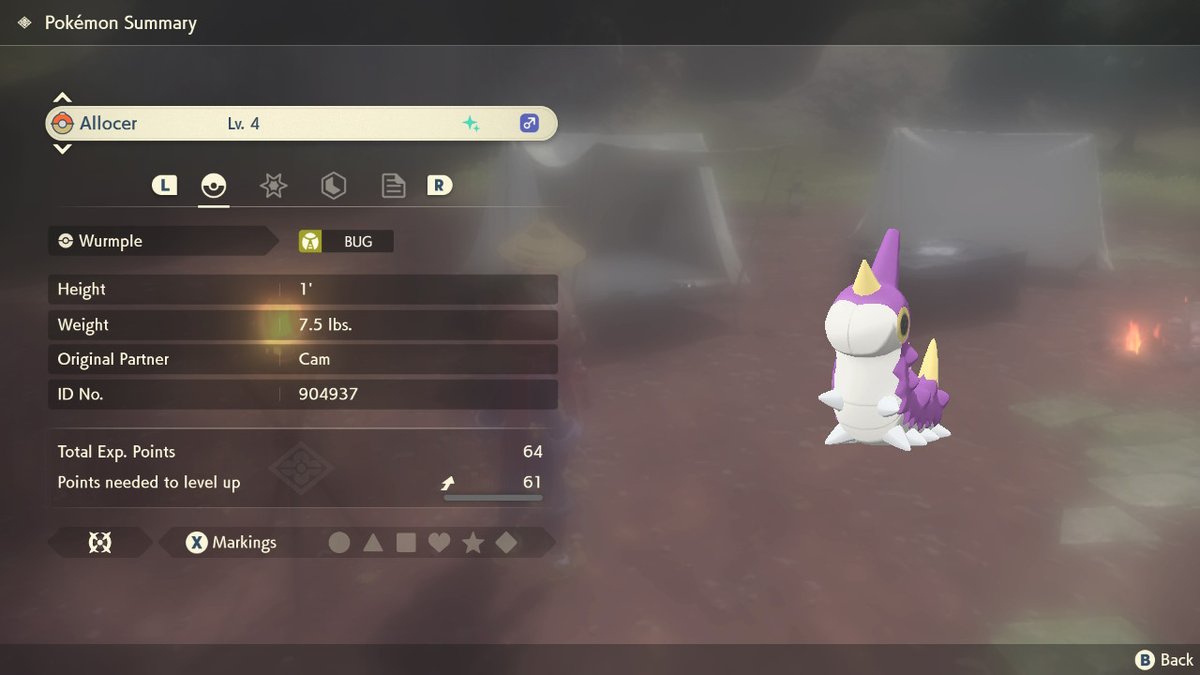 minibbit's tweet photo. my shiny wurmple allocer! #PokemonLegendsArceus #NintendoSwitch https://t.co/nA8swT7wLW