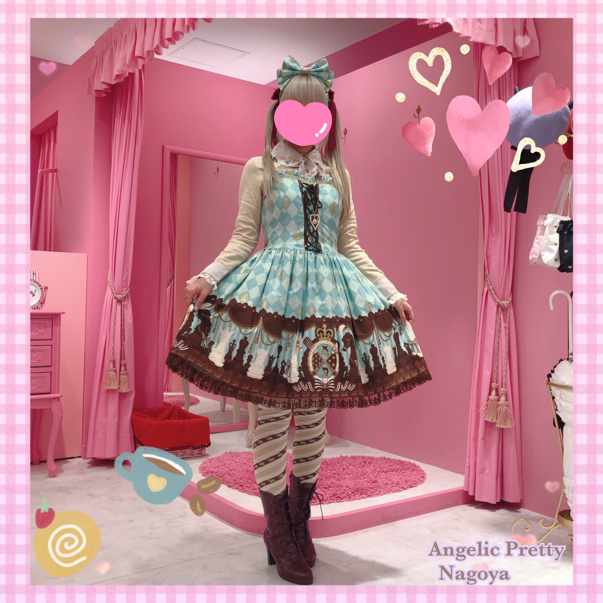 Angelic Pretty Chess Chocolate JSK ピンク