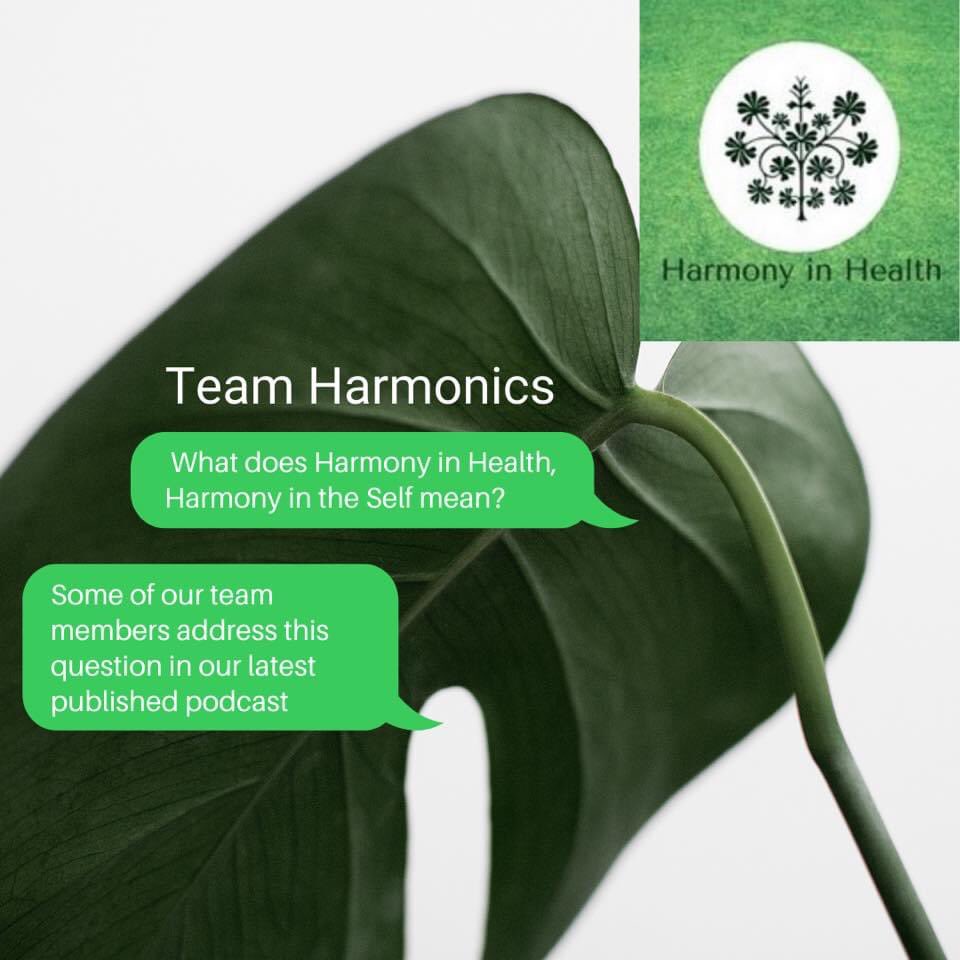 Fascinating discussion on what harmony means. Listen to this podcast of the Harmony in Health team
How to create and experience harmony in the self and in the community
bit.ly/2Lvod3a
#harmony
#harmonyinhealth
#harmonyinhealthpodcast