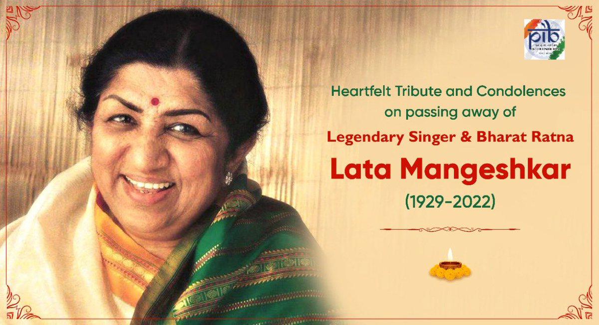 A legend in her own right 🙏🏻 #lathamangeshkar #endofanera #queenofmelody