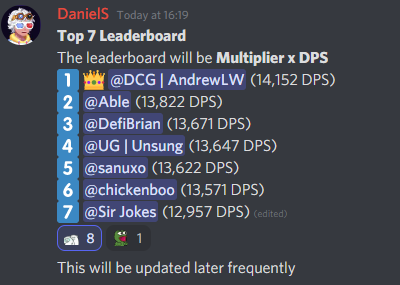 GuildHighkey's tweet photo. Highkey Guild booming, the best of the best are in on it! Can't wait for them to lead us 🎉@raidparty #HKOT https://t.co/n4KUZNIUVz